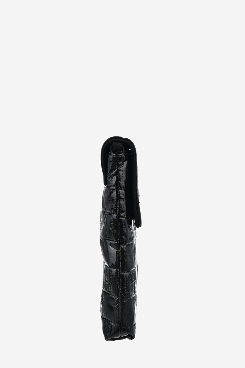 Lacquered handbag Saszetka Big Star black