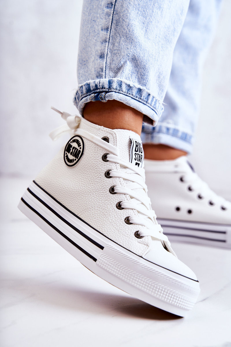 BIG STAR SHOES Dámské Tenisky Big Star Bily