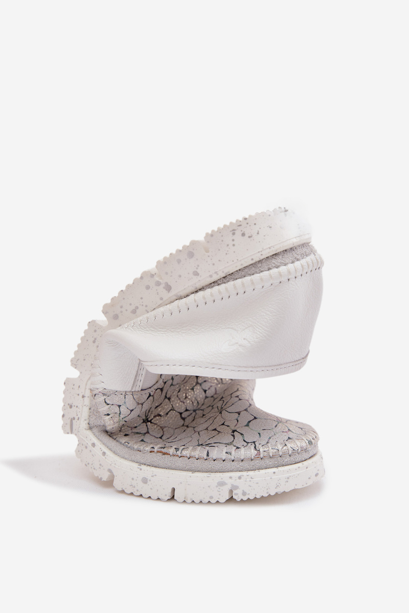 Dámske kožené slip-on topánky Maciejka