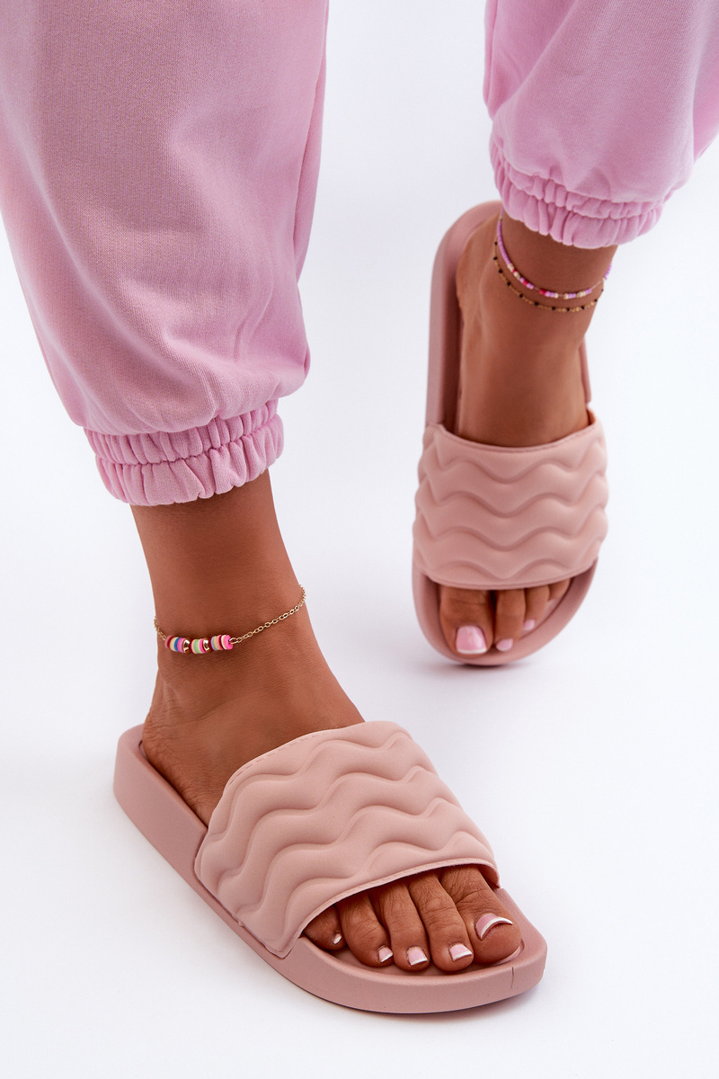 PE1 Lehké Dámské Žabky Na Bazén Růžové Beliordia