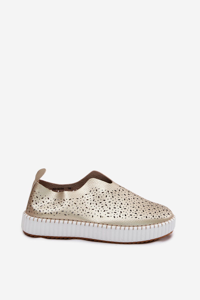 Dámske slip-on topánky na platforme Gold Glamma