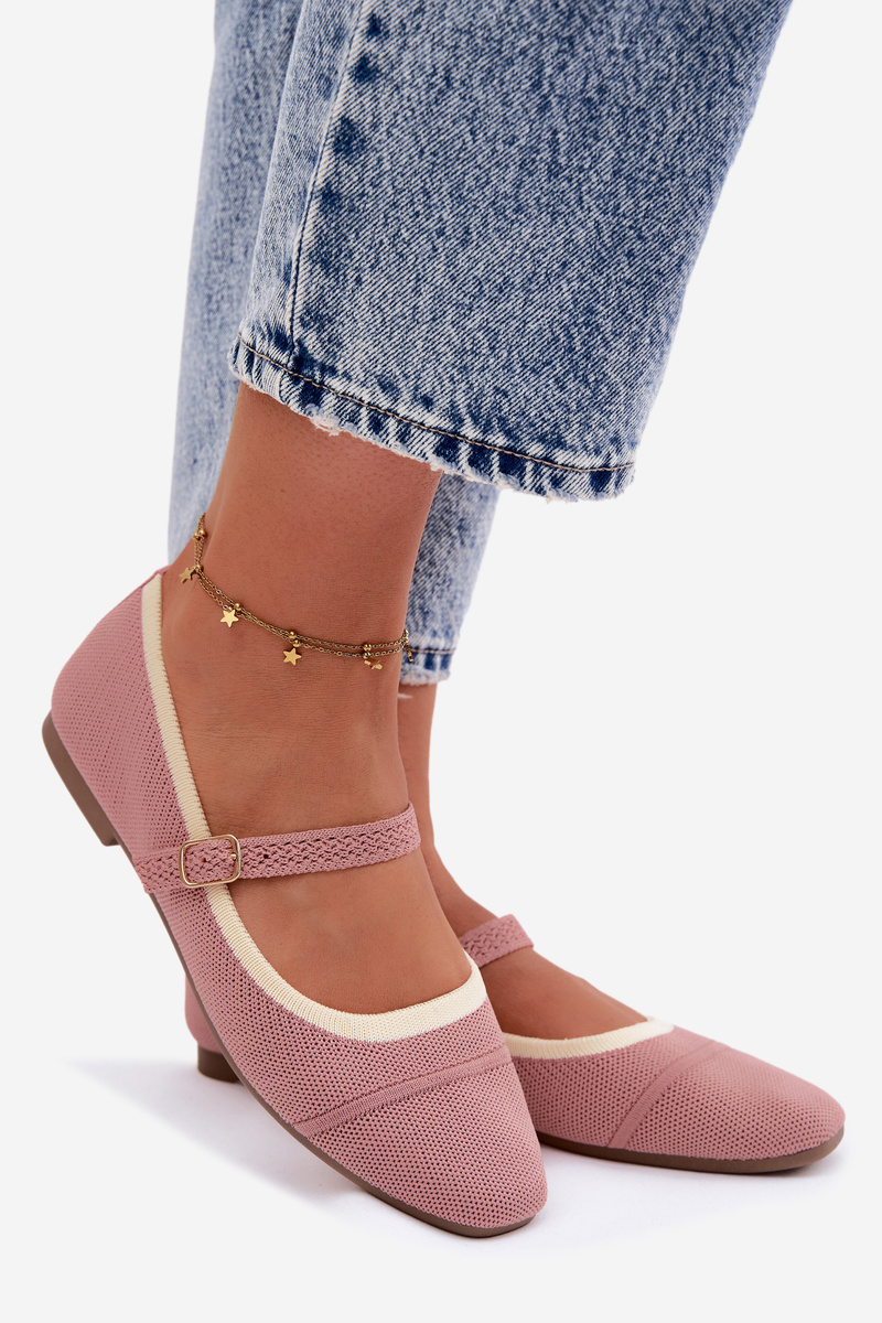 Baleríny Boto Flat Zelisa Pink