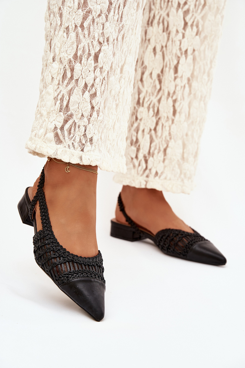 Dámské sandály s pleteným vzorem Nivorra