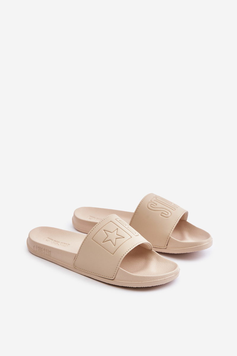 Foam slippers women&#039;s Big Star OO274043 beige