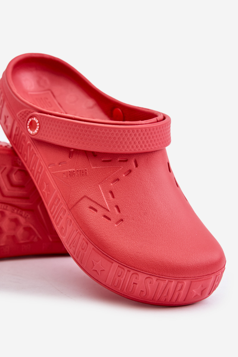 Men&#039;s lightweight slippers Chodaki Big Star Red