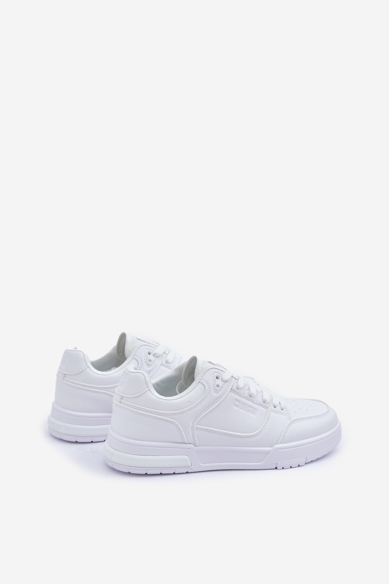 BIG STAR SHOES Pánske Tenisky Z Eko Kože Big Star OO174003 Biele