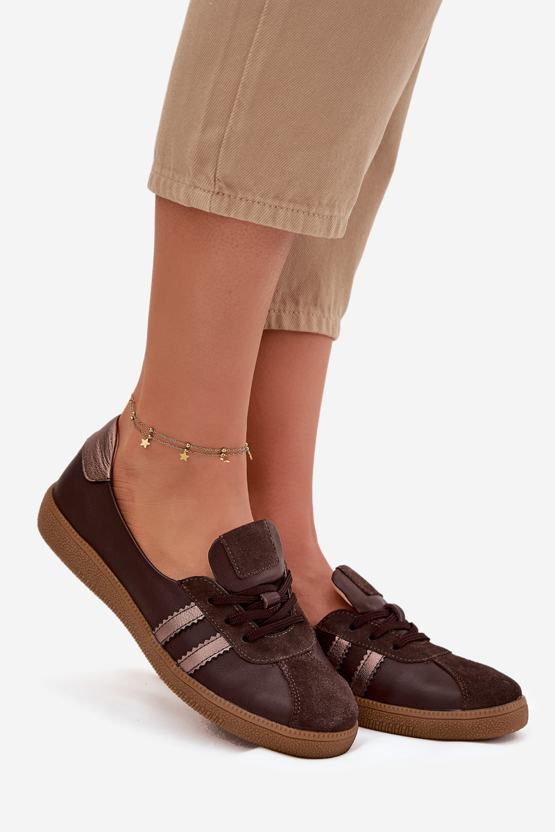 Kožené semišové dámske barefoot tenisky Zazoo