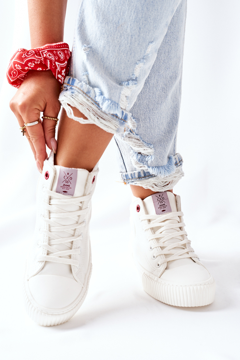 Women's Cross Jeans sneakers white II2R4022