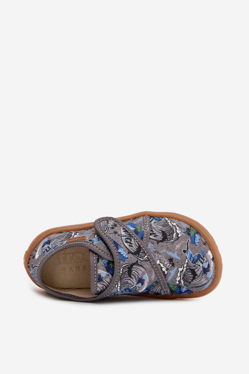 Detské chlapčenské papuče s barefoot dizajnom Froddo