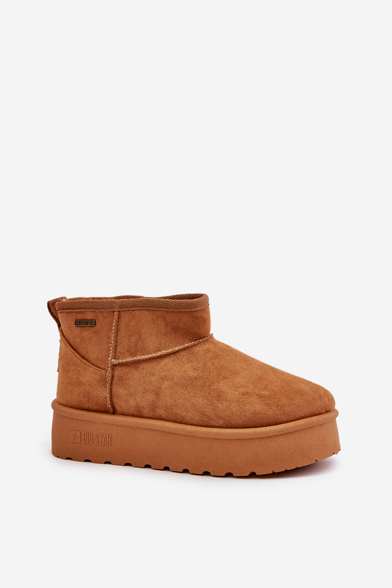 Low snow boots on the Big Star Camel platform