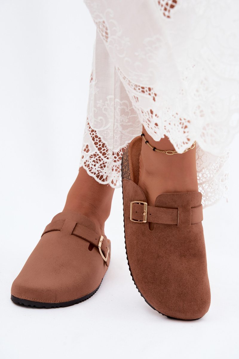 Dámske šľapky na korkovej platforme Camel Selio