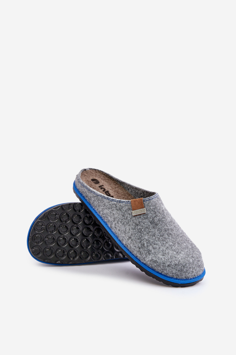 Men&#039;s Inblu Home Slippers Light Grey