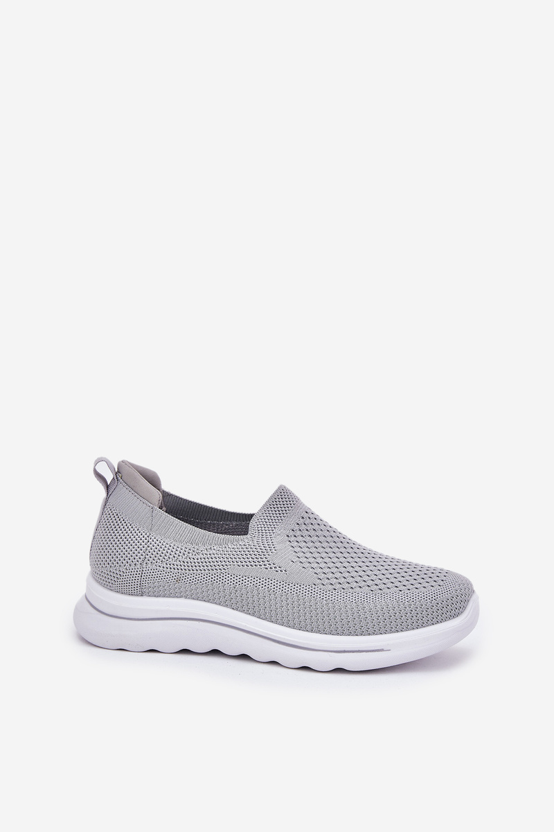 Boto Dámske Textilné Slip-On Tenisky Šedé Adiora