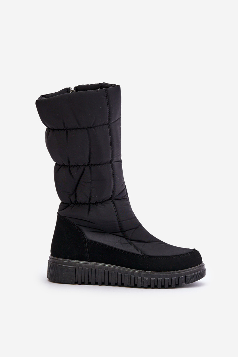 Women&#039;s Zip Snow Boots Progress Black