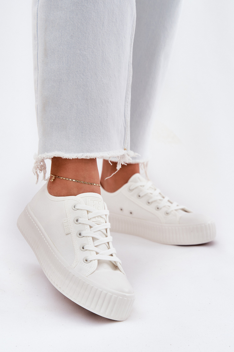 BIG STAR SHOES Dámske Textilné Tenisky Na Platforme Big Star
