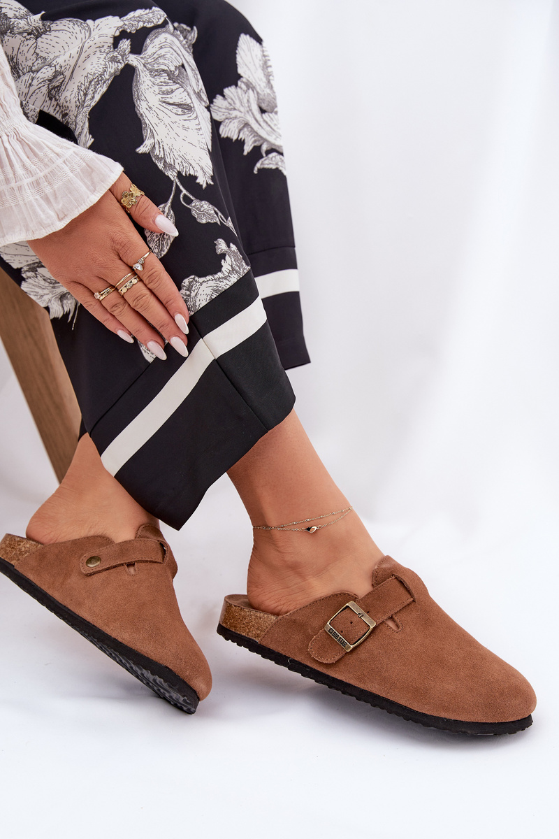 BIG STAR SHOES Замшени Сандали Чодак Дамски С Букса Big Star