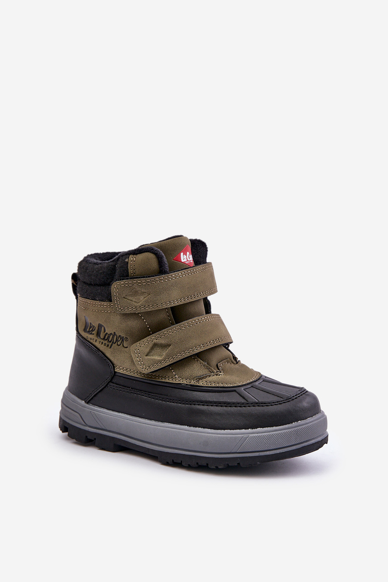 Insulated Boys' Snow Boots Lee Cooper Green