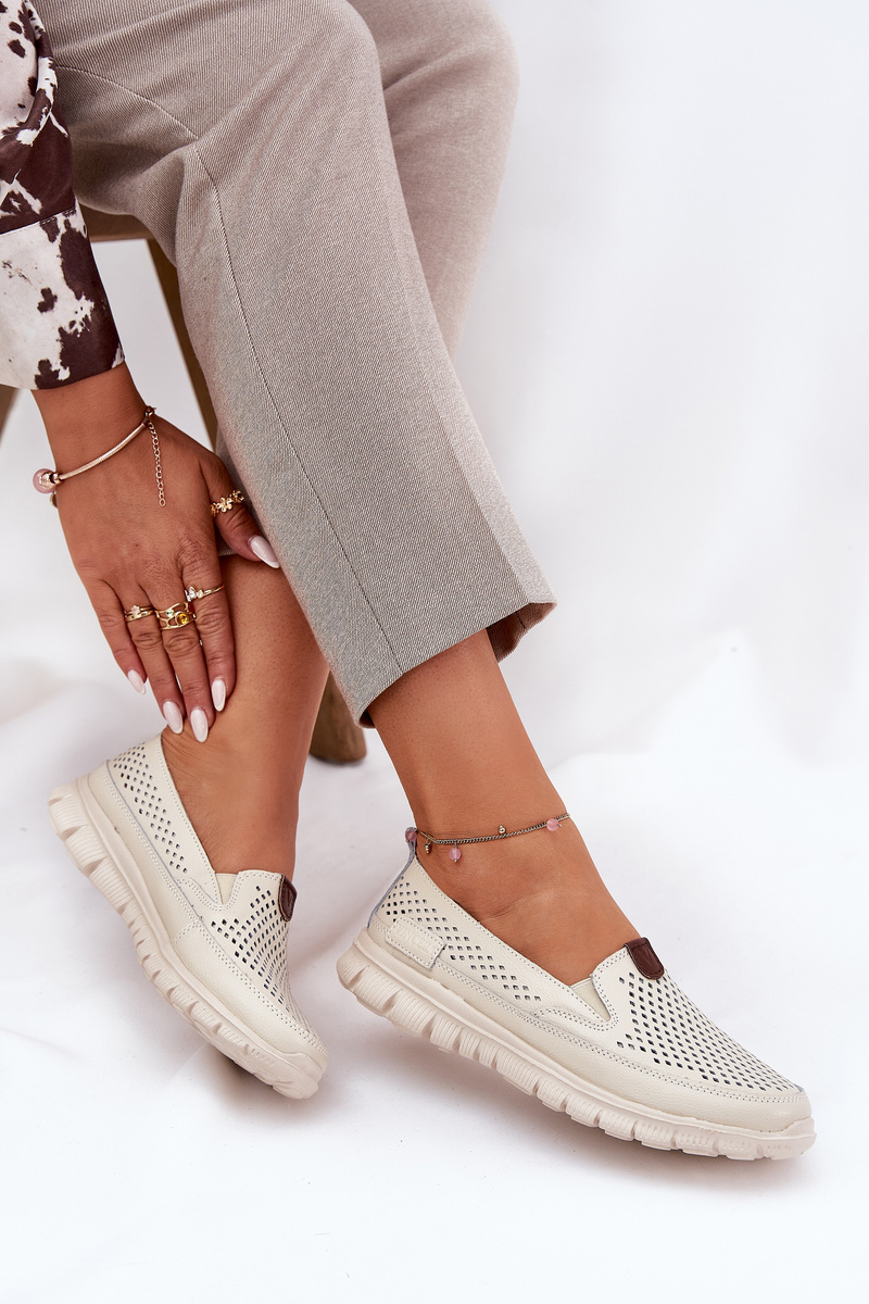 Priedušné Baletky Z Prírodnej Kože Vinceza