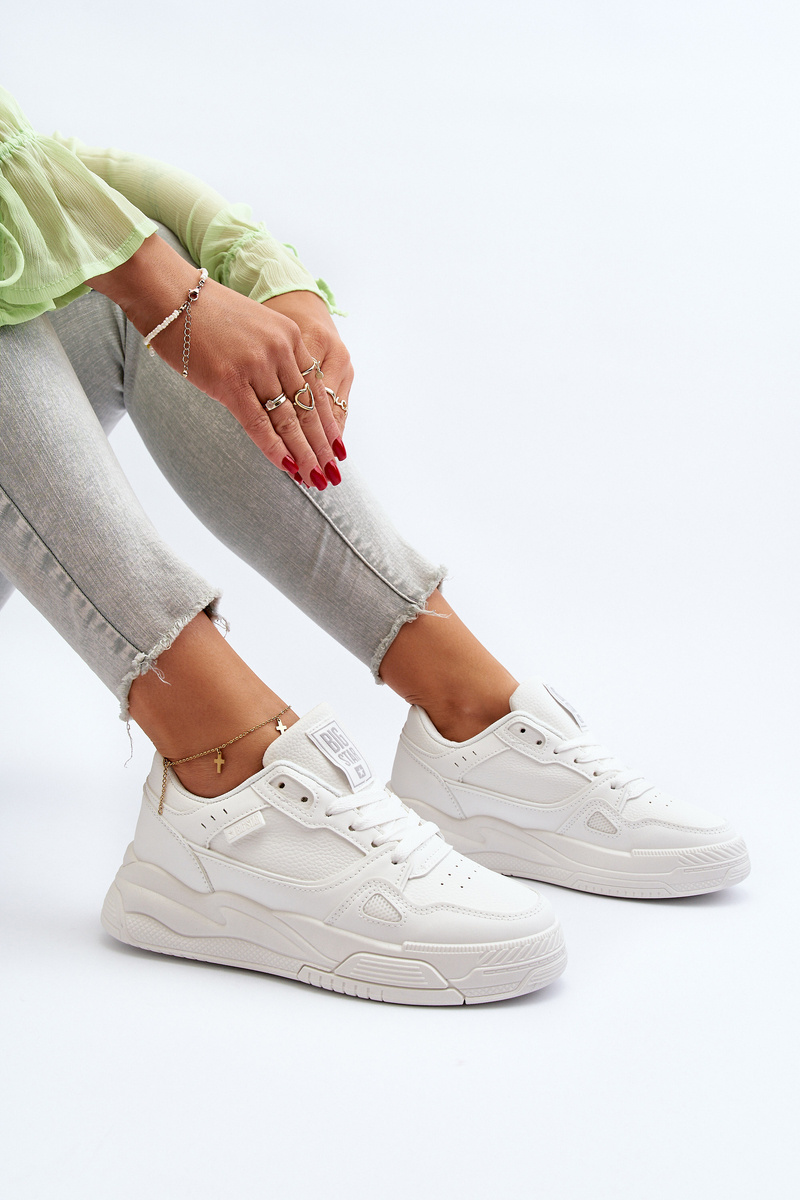 BIG STAR SHOES Dámske športové topánky tenisky Big Star MM274354 biela