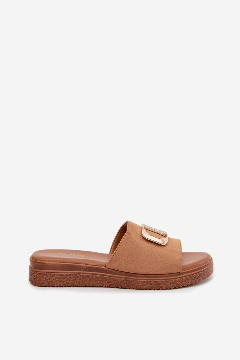 Boto dámske šľapky so zlatým detailom Camel Elmera