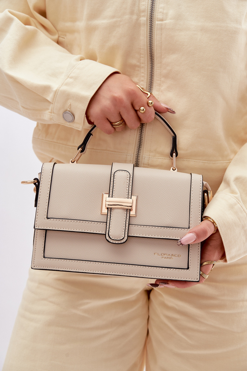 Flora&Co svetlobéžová crossbody kabelka