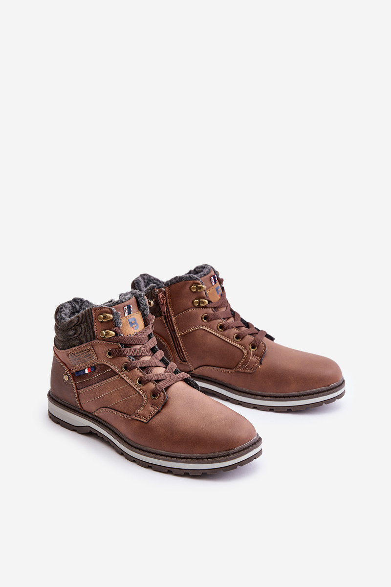 Insulated men&#039;s trappers McBraun brown