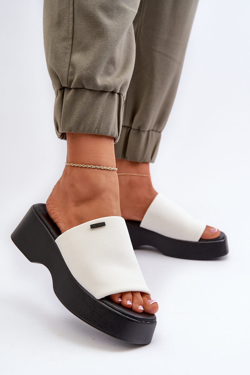 Papuci cu platformă pentru femei BIG STAR SHOES