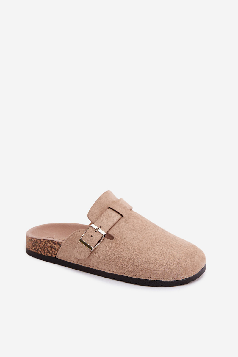 Dámske šľapky s prackou Beige Lacey