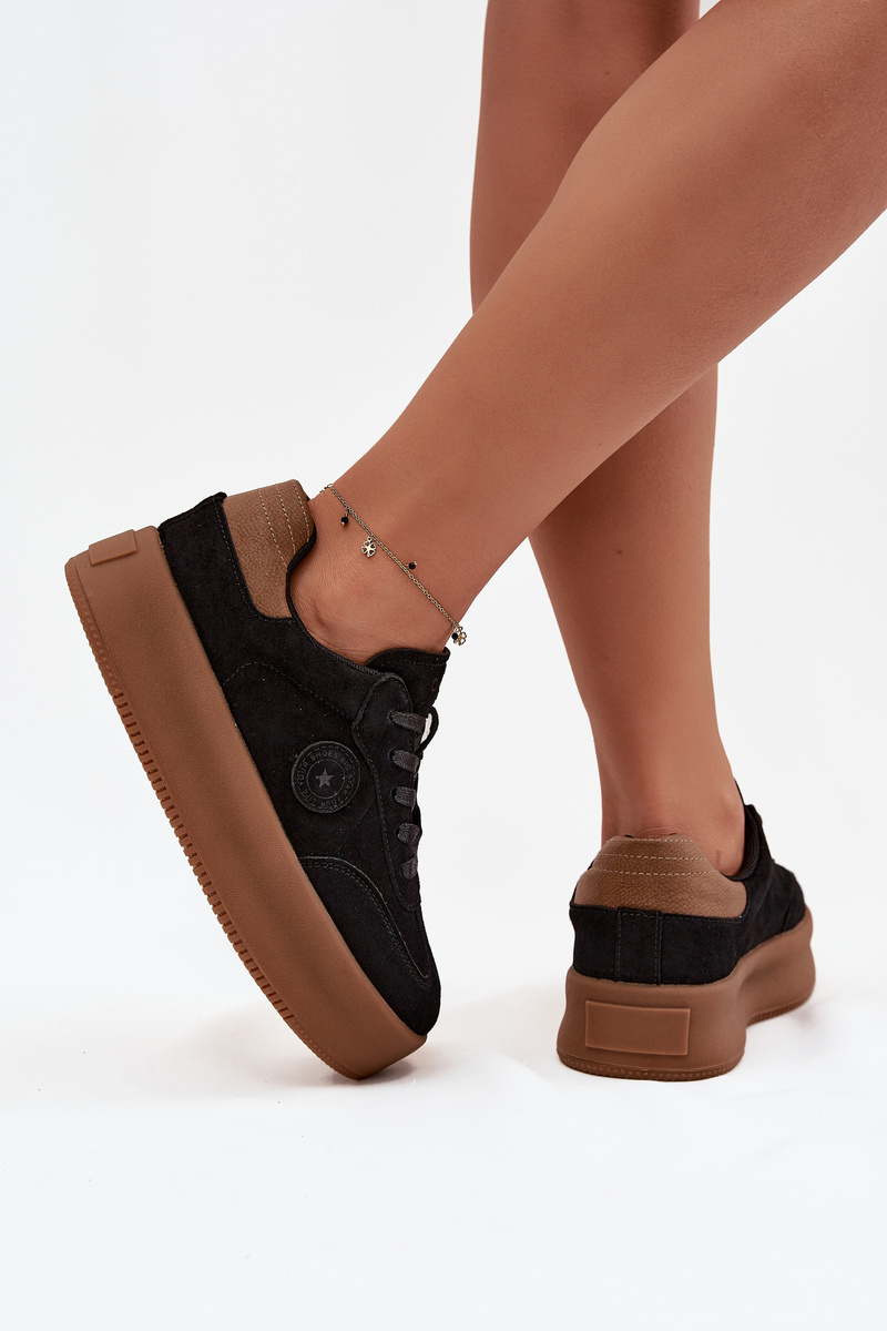 BIG STAR SHOES Dámske tenisky na platforme Big Star