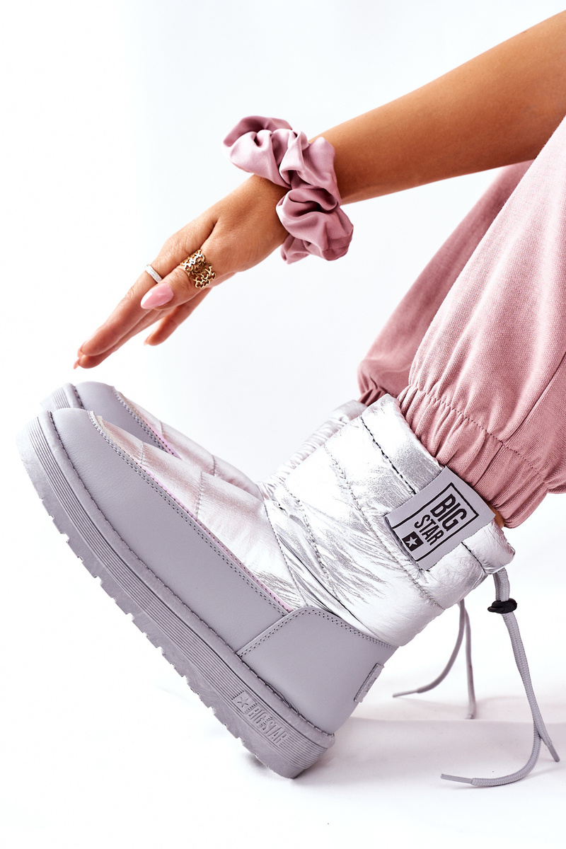 Cizme de iarna dama Kesi Silver