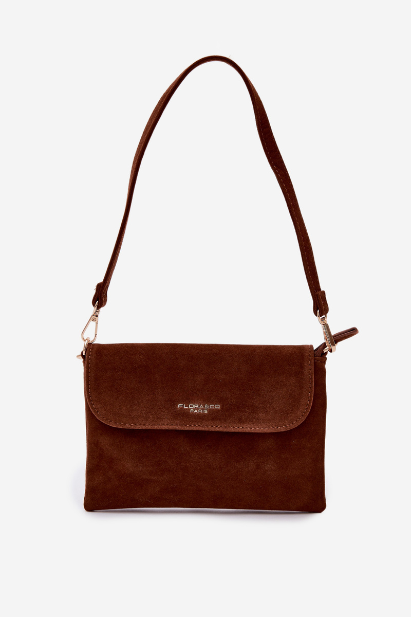 Flora&amp;Co Malá Crossbody Taška Eco Semiš Camel