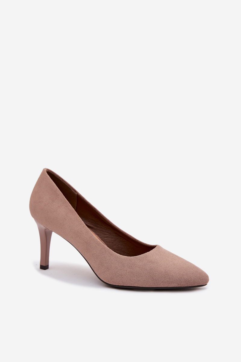 Lodičky Eco Suede Sergio Leone svetlohnedé