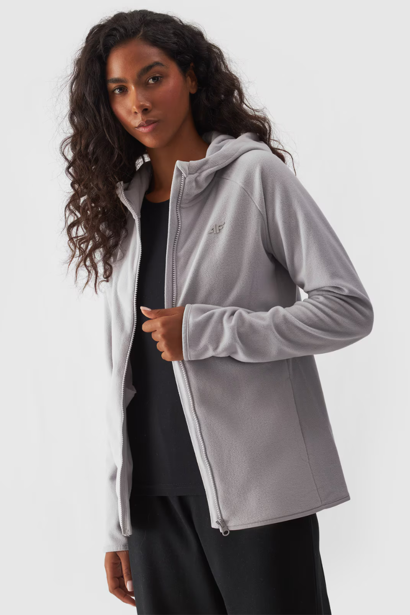 Polar With Hood Regular Women's 4F Gray 4FWMM00TFL