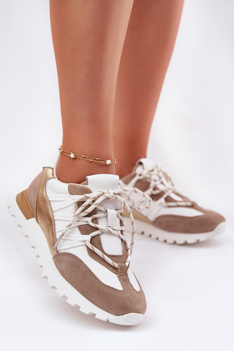 Kožené Polobotky Sneakers Dámske Artiker