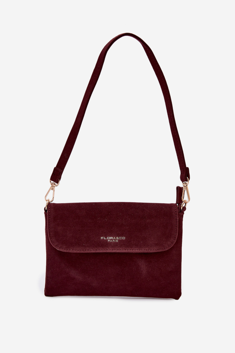 Flora&amp;Co Malá crossbody kabelka Bordeaux