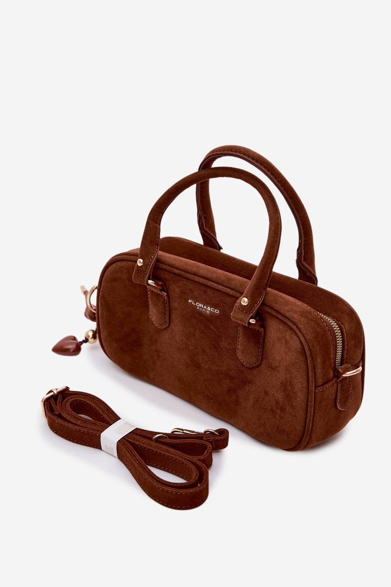 Flora&Co Dámska box kabelka Camel Annelle