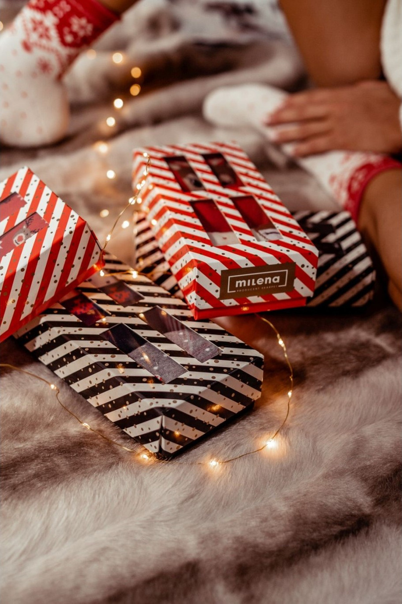 Milena vianočný set pánskych ponožiek