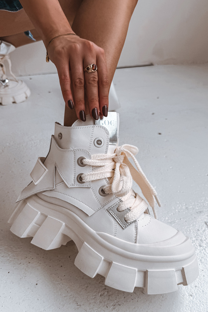 Kožené zateplené športové čižmy GOE