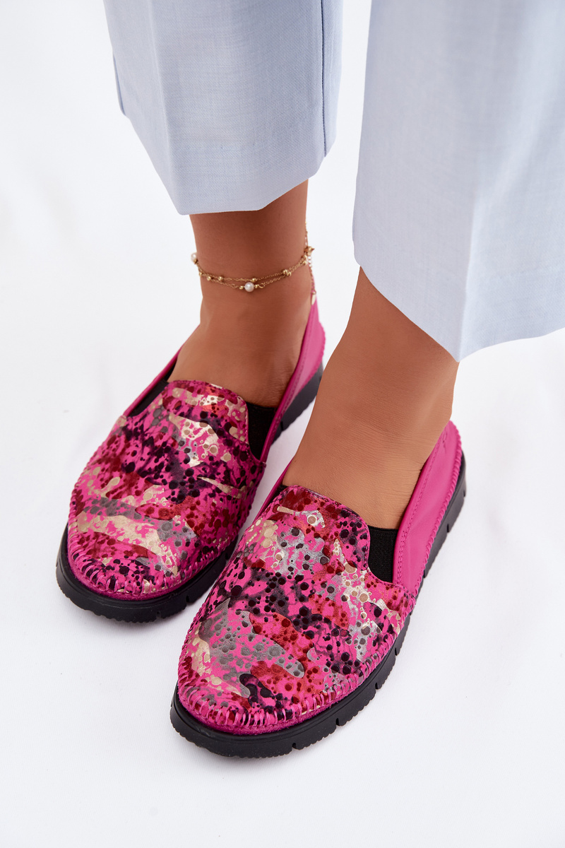 Dámske kožené slip-on topánky Maciejka