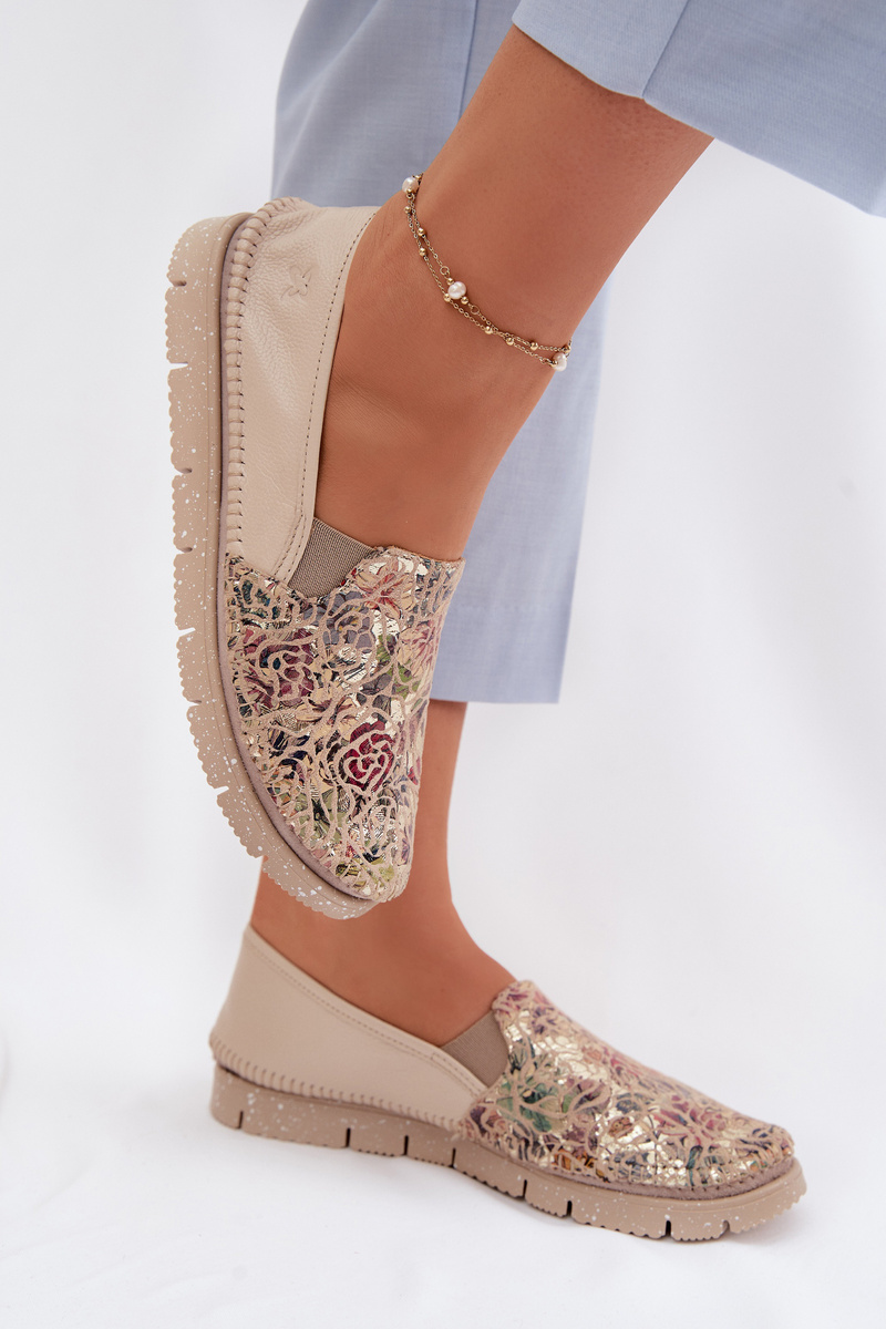 Дамски кожени обувки без връзки Maciejka