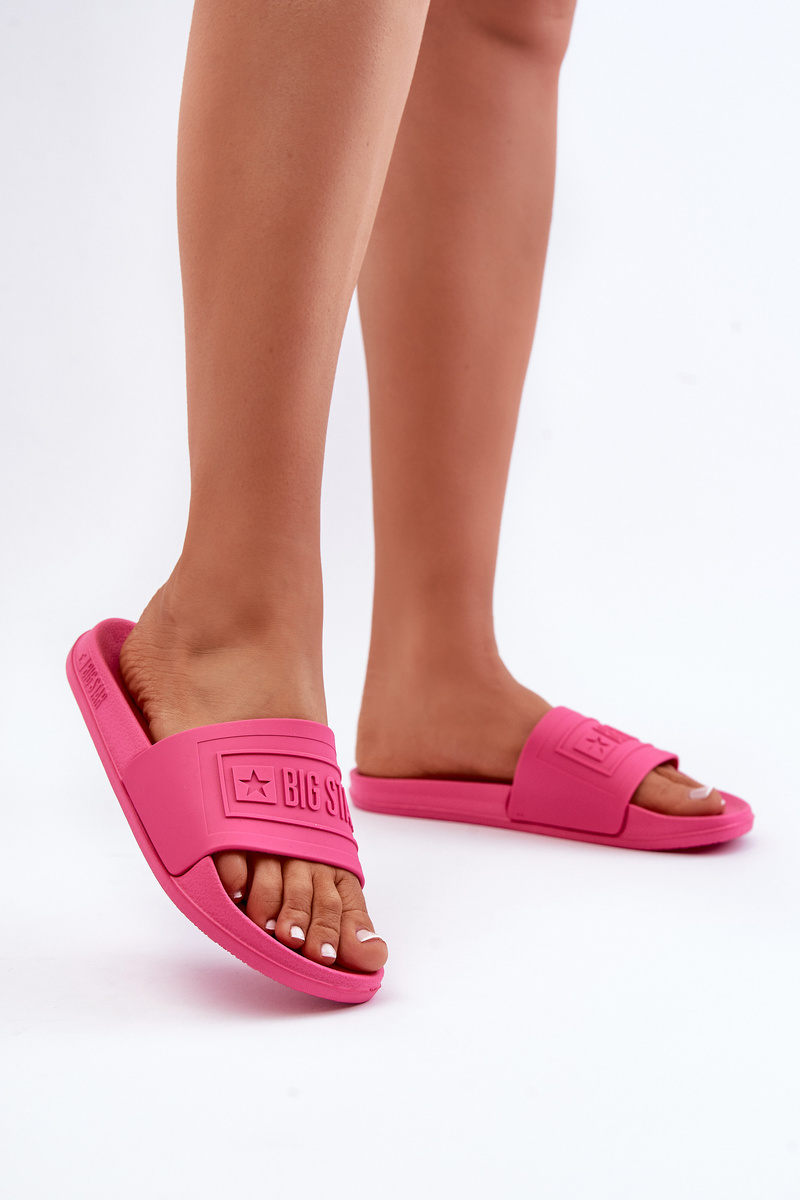 Lightweight Women&#039;s Slippers Big Star OO274037 Fuchsia