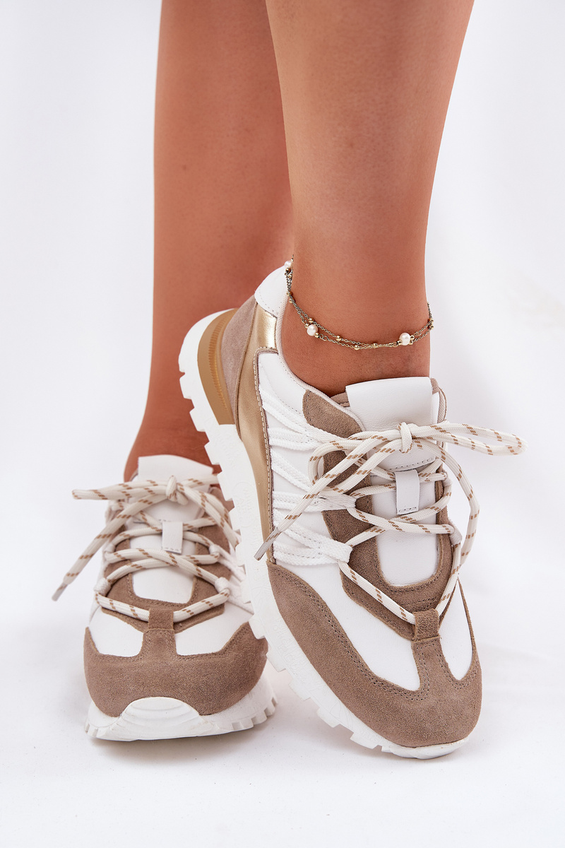 Kožené Polobotky Sneakers Dámske Artiker