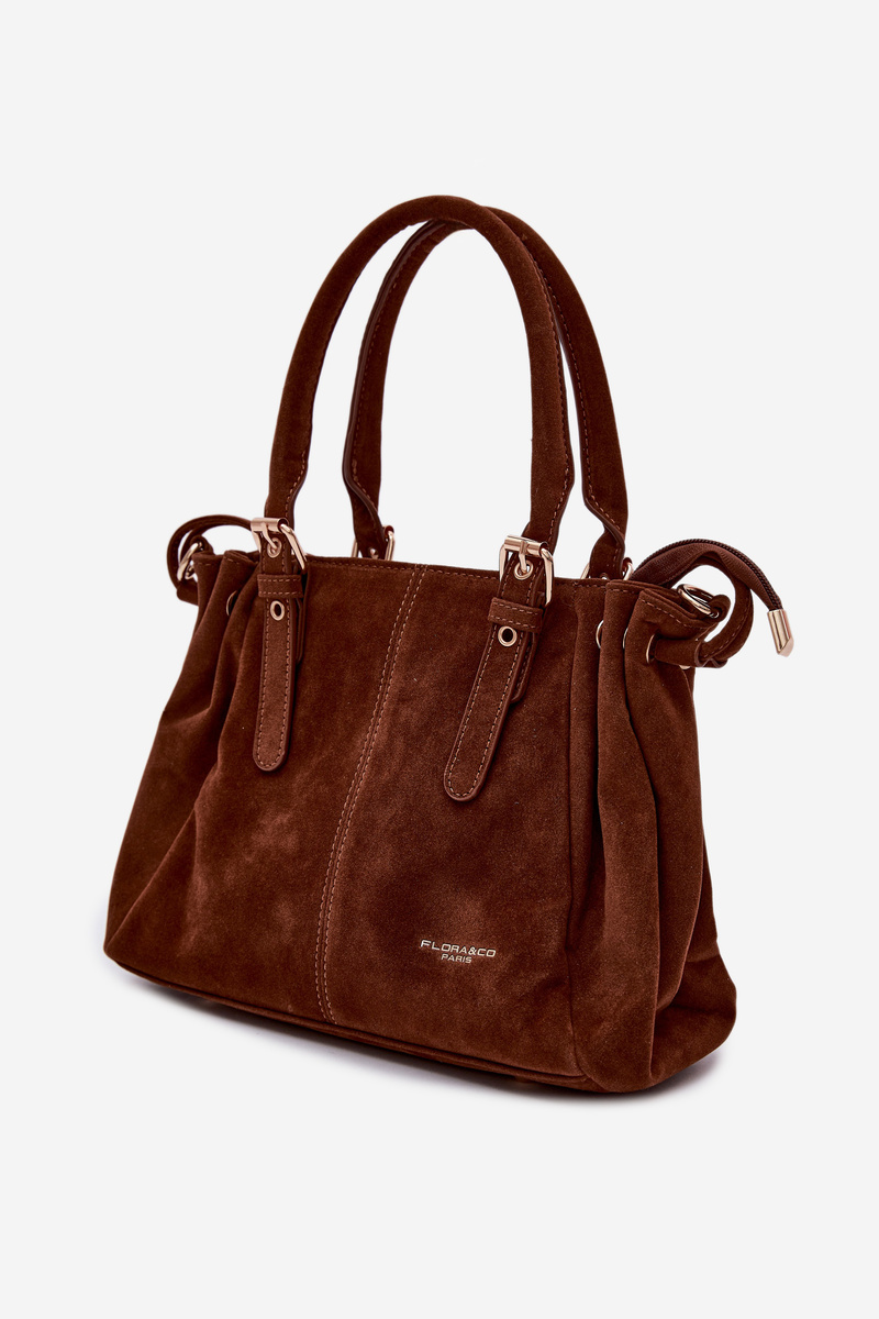 Flora&Co Camel Vessia Eco Semišová Taška