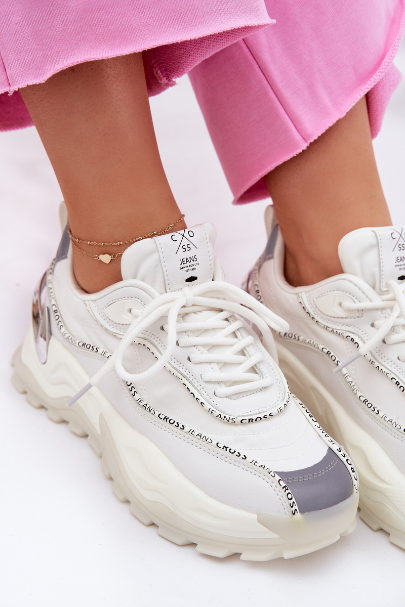 Women's sports shoes Cross Jeans II2R4017C white