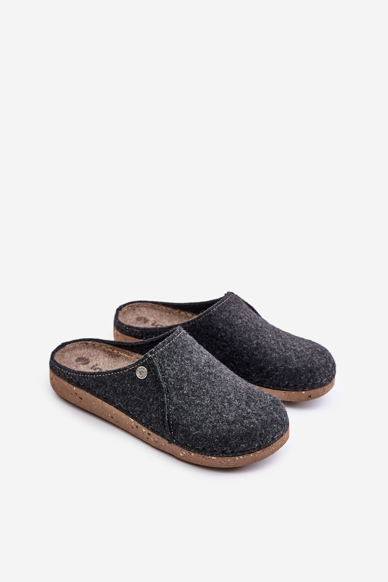 Men&#039;s home footwear slippers Inblu graphite