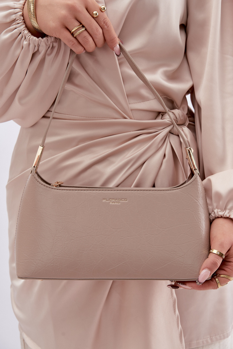 Flora&Co Eco Leather Kabelka, Tmavá Béžová