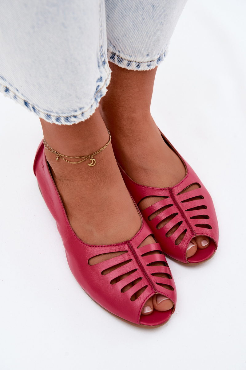 Balerini din piele naturală pentru femei Maciejka