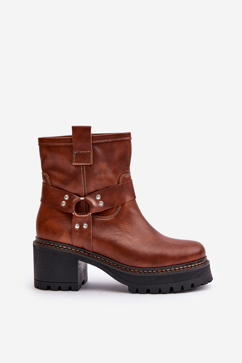 Lewski Shoes Dámske Kožené Čižmy Na Zips Hnedé Lewski 3435