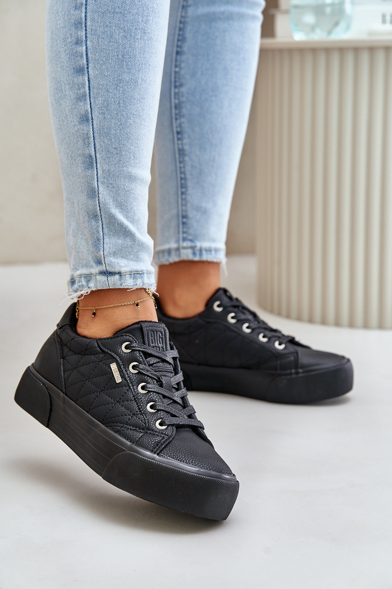 Women's insulated platform sneakers Big Star black