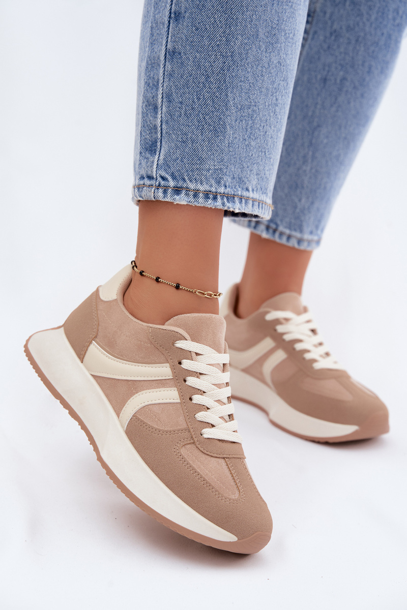 Dámske tenisky na platforme Beige Laurelia